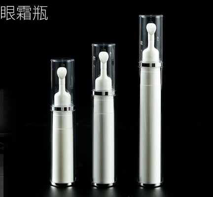 Eco friendly Cosmetic Packaging Eye Cream Plastic Essential Oil Roll On Clear Slim Bottle  7.5ml 10ml 15ml