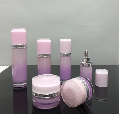 Best selling acrylic cosmetic bottle  and jar 50ml China plastic bottle manufacturers