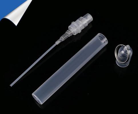 Transparent 2ml 3ml 4ml 5ml small plastic perfume bottle  with keychain