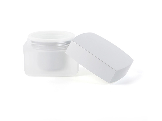 Chinese wholesales 5ml 10ml 15ml 30ml 50ml  acrylic cosmetic frosted cream jar frost eye cream jar
