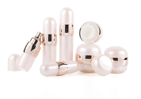 Cosmetic plastic bottles and skincare cream jars set 15g 30g 50g 15ml 30ml 50ml 80ml