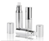 15ml 30ml 50ml  Silver Airless Pump Bottle eco-friendly For Skincare