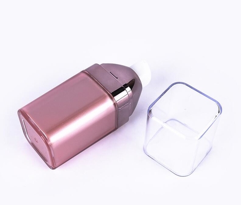 China Supplier cosmetics bottles Cosmetic packaging  square skincare airless pump bottle