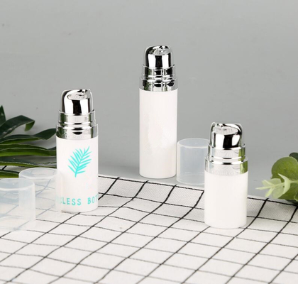 Small size PP plastic airless bottle cosmetic plastic vacuum bottle 5ml 10ml 15ml