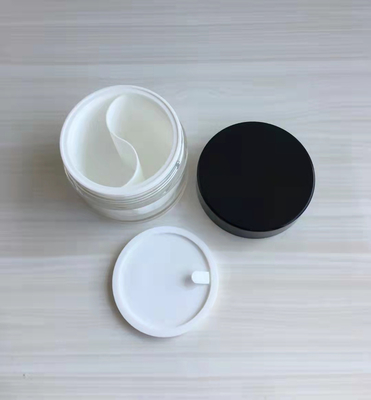 Skincare Packaging 50g  Plastic Dual Chamber Cosmetic Cream Jar