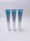 10ml 15ml  20ml empty airless cosmetic eye cream tube with pump double roller applicator