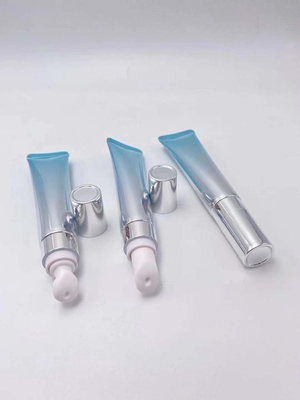 10ml 15ml  20ml empty airless cosmetic eye cream tube with pump double roller applicator