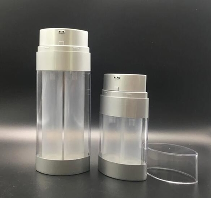 Dual Chamber One Outlet 2*30ml Plastic Airless Pump Bottle