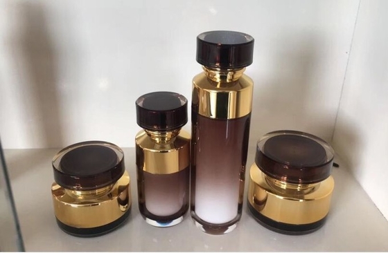 Factory hot sale acrylic jar cosmetic bottles acrylic cosmetic packaging