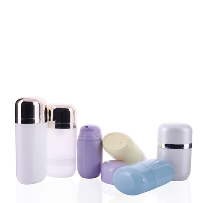 new designp PCR cosmetic empty pp bottles set 4oz1.66oz airless pump bottle  for facial cream