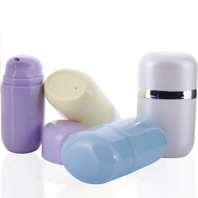 new designp PCR cosmetic empty pp bottles set 4oz1.66oz airless pump bottle  for facial cream