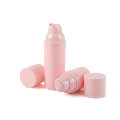 Beauty packaging 15ml 30ml 50ml pink travel parfum and empty lotion plastic bottles