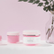 100g Matt pink PP cosmetic packaging Double wall Jar
