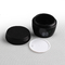 men empty 30ml 50ml Plastic AS Black Face Cream Container Luxurious Cosmetic Empty Cream Packaging Jar