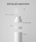 80ml 100ml 120ml plastic PP lotion airless pump bottle for cosmetic packaging