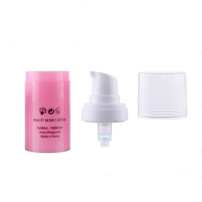 15ml 30ml 50ml 100ml luxury PET plastic pink lotion airless foam pump bottle for cosmetic packaging