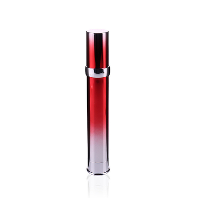 empty 15ml Luxury bottle red Airless Wholesale Bulk Airless Dispenser Pump Bottle for eye cream