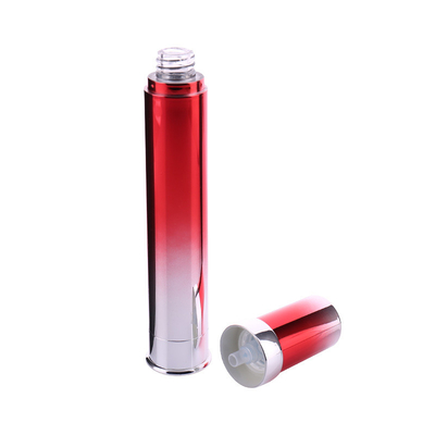 empty 15ml Luxury bottle red Airless Wholesale Bulk Airless Dispenser Pump Bottle for eye cream