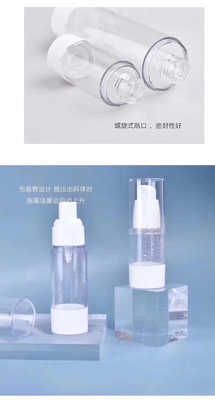 5ml 10ml  12ml 15ml 30ml 50ml 80ml 100ml plastic airless cosmetic oil cream  cosmetic spray toner skincare cosmetic