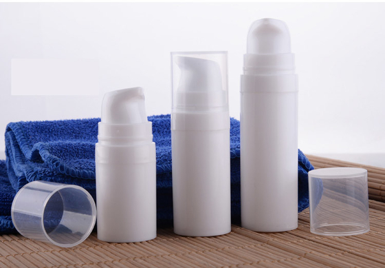 wholesale Price 5 10 15 ml Cosmetic vacuum Bottle for Serum with Airless Lotion Pump