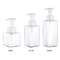 Square shape pump cosmetic package 250ml 450ml 650ml PETG foaming bottle plastic bottle for Skin care