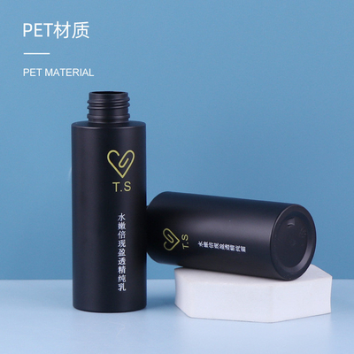 Cosmetic plastic bottle packaging PET toner bottles containers with screw cap