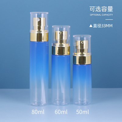 Cosmetic Pet Packaging White 50Ml 60Ml 80Ml Empty Serum Toner Plastic Bottle