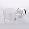 Empty Luxury Custom 50g skin Care Packaging 1.66oz Plastic Facial Cream Cosmetic Jar with bow tie lid