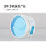 100g scrub cream bottle PP eye mask bottle with scoop  plastic mud mask bottle can packaging material remover cream  jar