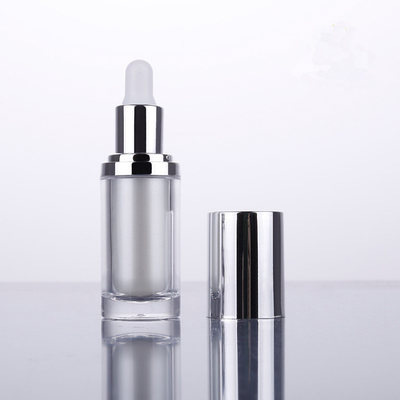 China Manufacturer High Quality Design Round Cosmetic Packaging Plastic Bottle 5ml 15ml 30ml Set Lotion Pump bottle