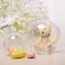 different capacities plastic transparent ball pot for wedding Christmas food grade candy packaging