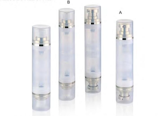 empty 20ml 30ml two heads lotion bottle set Water cream essence Travel cosmetic bottle packaging