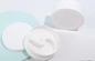 Hotsale white facial cream containers plastic pp jar Empty 100g for eye mask